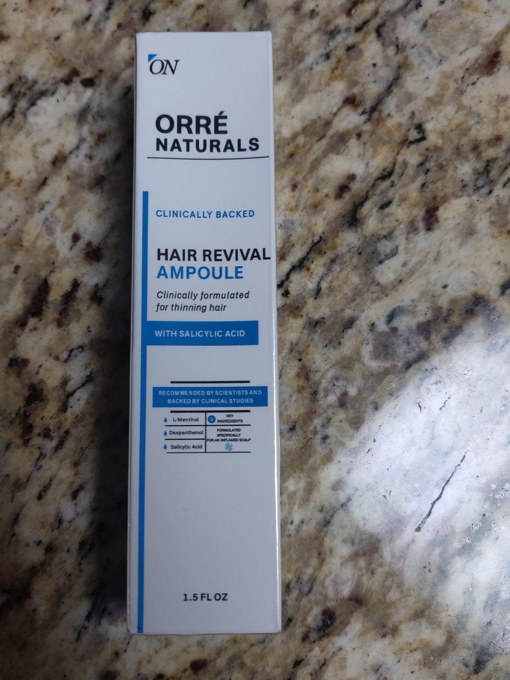 Orré Naturals Hair Revival Ampoule - White & Blue